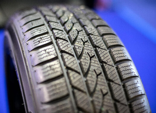 car tyre close up